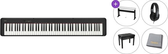 Digitaalne lavaklaver Casio CDP-S110 BK Premium SET Digitaalne lavaklaver Black - 1