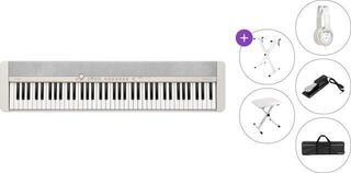 Piano de escenario digital Casio CT S1-76 Premium SET Piano de escenario digital White