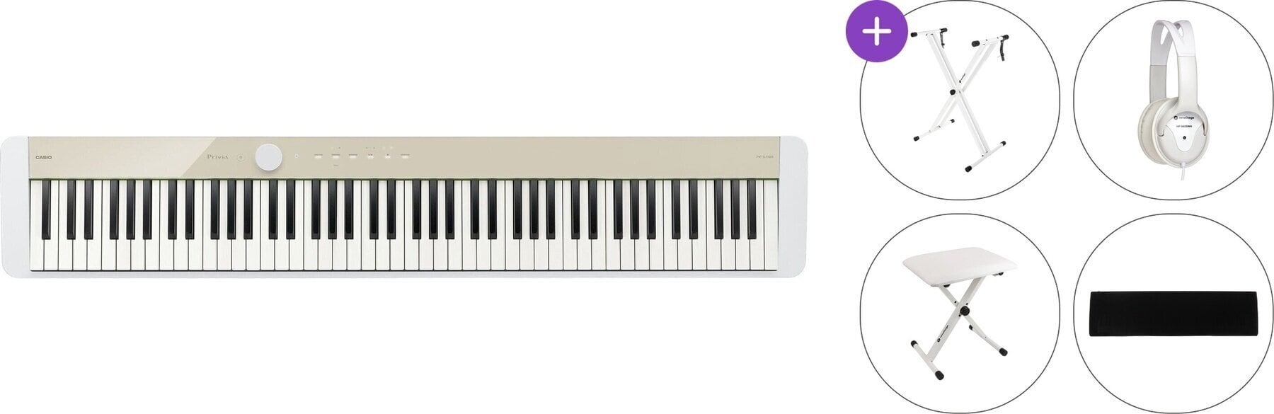 Digitaalne lavaklaver Casio PX S1100 Standard SET Digitaalne lavaklaver Mellow Beige