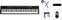 Digitaal stagepiano Pianonova Malaga 45 Standard SET Digitaal stagepiano