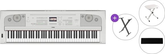 Digital Stage Piano Yamaha DGX 670 W Basic SET Digital Stage Piano White - 1