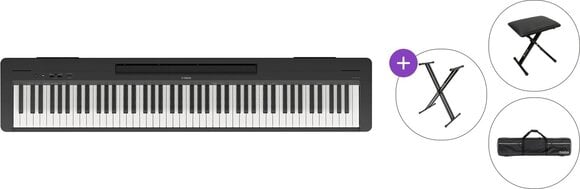 Digitalni stage piano Yamaha P-145 B BT Basic SET Digitalni stage piano Black - 1