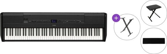 Digital Stage Piano Yamaha P-525B Basic SET Digital Stage Piano Black - 1