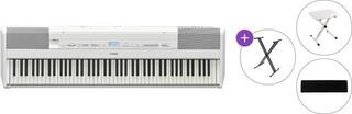 Piano de scène Yamaha P-525WH Basic SET Piano de scène White