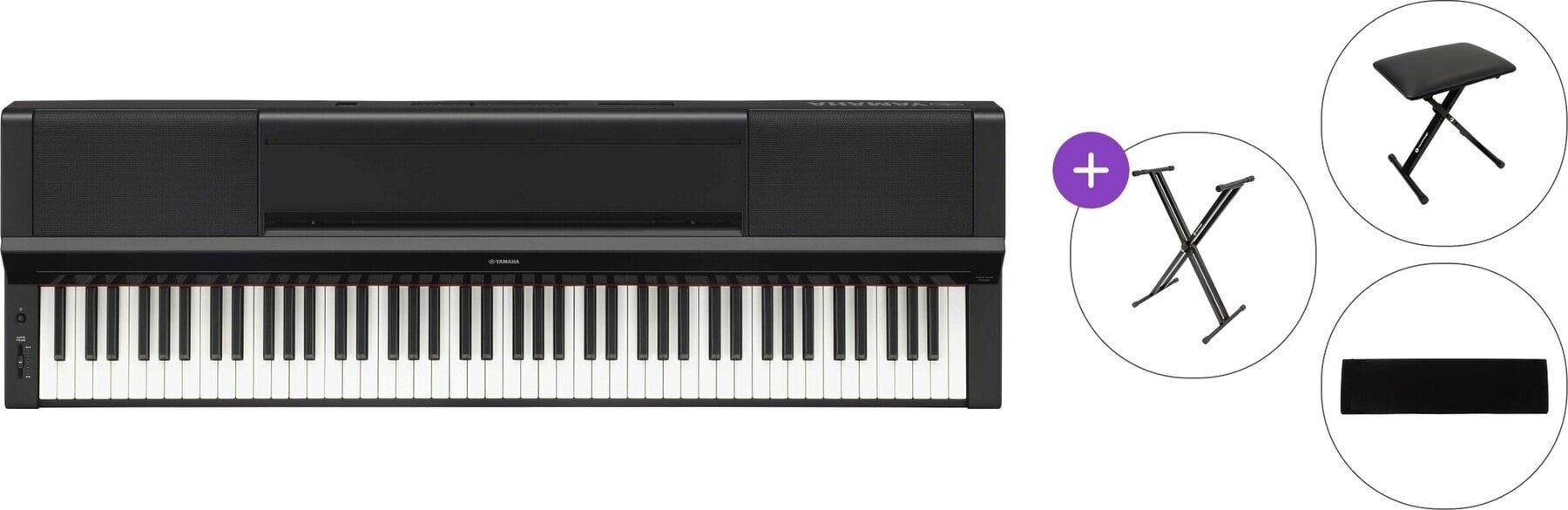 Piano de scène Yamaha P-S500 Basic SET Piano de scène Black