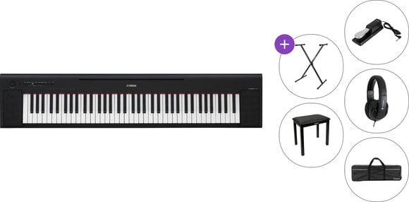 Digitalt scenepiano Yamaha NP-35B Premium SET Digitalt scenepiano Black - 1