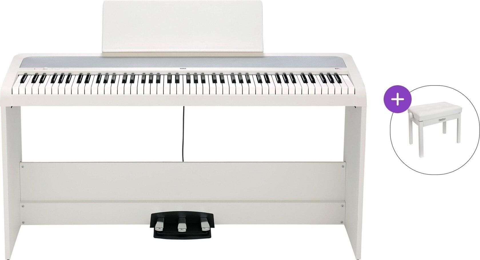 Digitalni stage piano Korg B2+SP Standard SET Digitalni stage piano White
