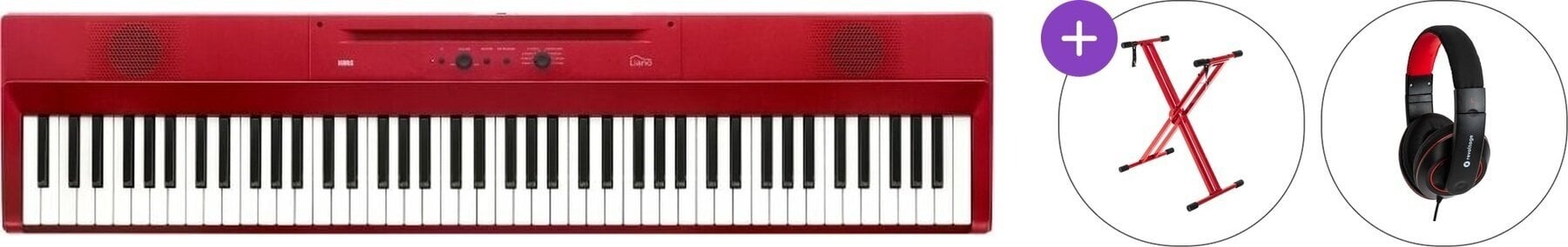Digital Stage Piano Korg Liano RD Basic SET Digital Stage Piano Red