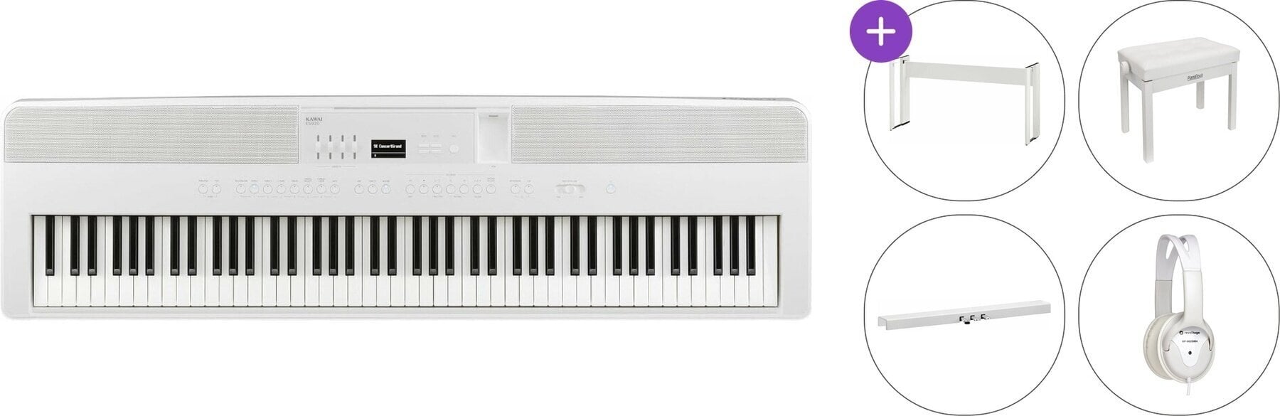 Digitaal stagepiano Kawai ES-920 W Premium SET Digitaal stagepiano White