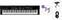 Digitaal stagepiano Kawai MP7 SE Standard SET Digitaal stagepiano Black