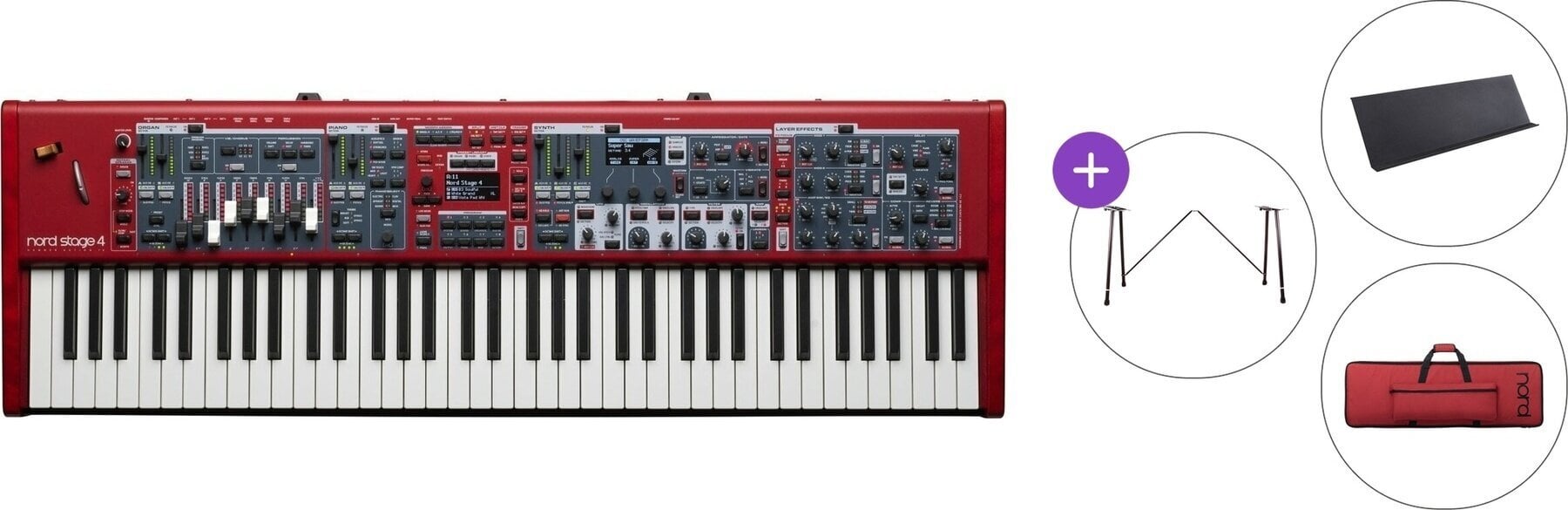Digital Stage Piano NORD STAGE 4 73 Premium SET Digital Stage Piano