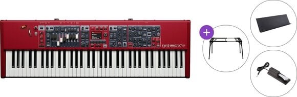 Digitalni stage piano NORD Electro 7 HP Basic SET Digitalni stage piano Red - 1