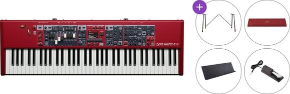 Digital Stage Piano NORD Electro 7 HP Standard SET Digital Stage Piano Red - 1