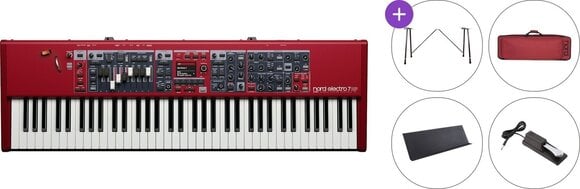 Digital Stage Piano NORD Electro 7 HP Premium SET Digital Stage Piano Red - 1