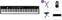 Digitaalne lavaklaver Nux NPK-20 Standard SET Digitaalne lavaklaver Black