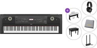 Digitální stage piano Yamaha DGX 670 B Premium SET Digitální stage piano Black