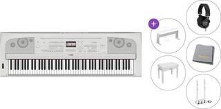 Digitální stage piano Yamaha DGX 670 W Premium SET Digitální stage piano White