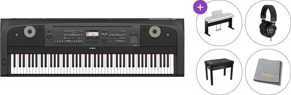 Digitalni stage piano Yamaha DGX 670 B Standard SET Digitalni stage piano Black - 1