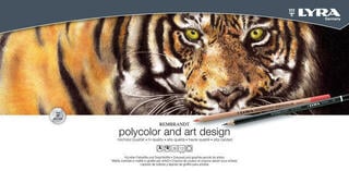 Színes ceruza Lyra Rembrandt Polycolor Wooden Box Színes ceruza készlet Mix 48 db