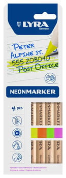 Evidenziatore Lyra Neonmarker Unlacquered Evidenziatore Neon 4 pezzi - 1