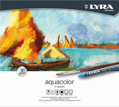 Crayons Lyra Aquacolor Crayons Crayons Mix 24 pcs - 1