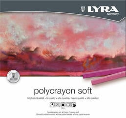 Száraz pasztell Lyra Polycrayons Szárazpasztell készlet Mix 24 db