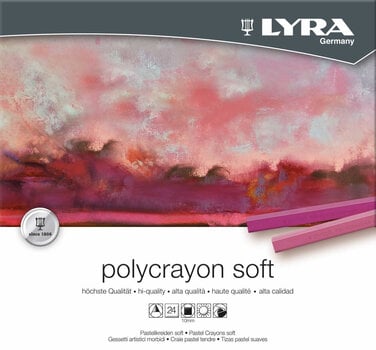 Száraz pasztell Lyra Polycrayons Szárazpasztell készlet Mix 24 db - 1