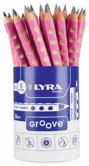 Graphite Pencil Lyra Groove Set of Graphite Pencils B Pink 36 pcs