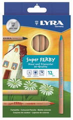 Färgpenna Lyra Super Ferby Nature Färgpennor set Mix 12 st