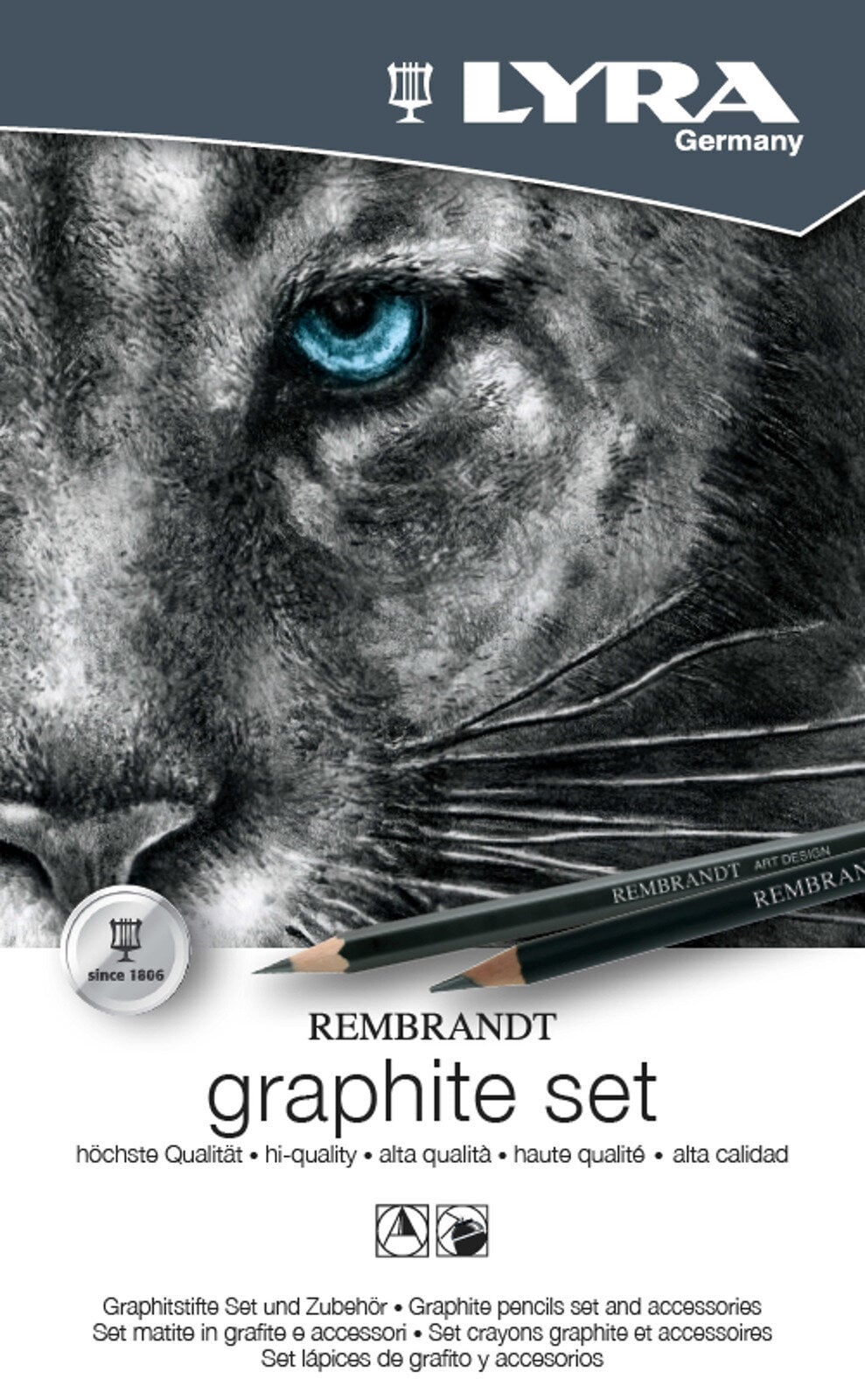 Special Pencil Lyra Rembrandt Art Specials Set of Graphite Pencils Mix 11 pcs