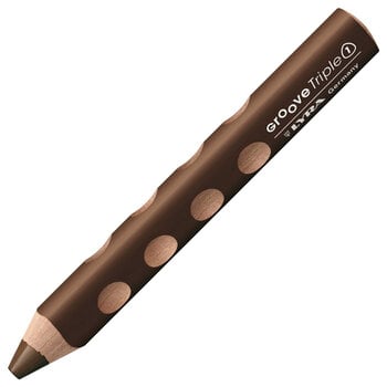 Creion colorat Lyra Groove TripleOne Ergonomic Triangular 3-In-1 Creion colorat Van Dyck Brown 1 buc. - 1