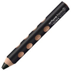 Colour Pencil Lyra Groove TripleOne Ergonomic Triangular 3-In-1 Coloured Pencil Black 1 pc