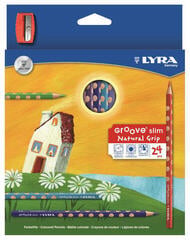 Crayon de couleur Lyra Groove Slim Coffret crayons de couleur Assorted Colors 24 pcs