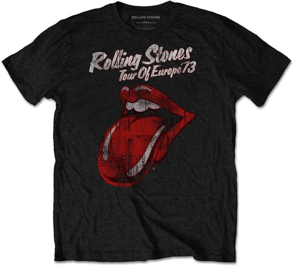 T-Shirt The Rolling Stones T-Shirt 73 Tour Black L