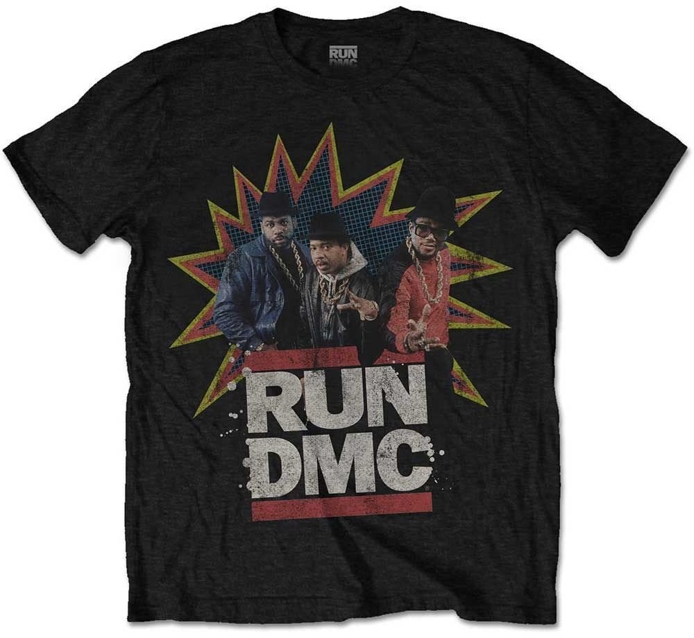 T-Shirt Run DMC T-Shirt POW Black S
