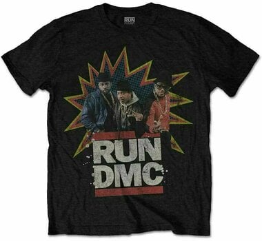 T-Shirt Run DMC T-Shirt POW Unisex Black S - 1