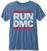 Skjorte Run DMC Skjorte Vintage Logo Blue L