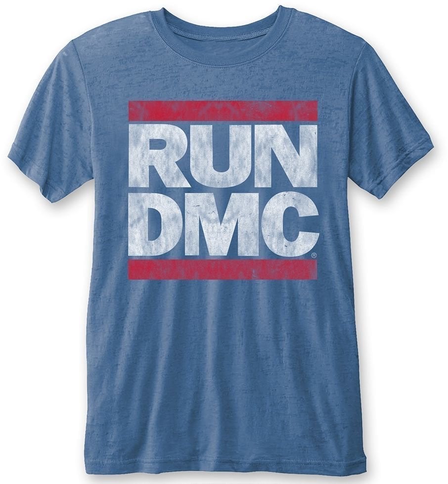 T-Shirt Run DMC T-Shirt Vintage Logo Blue M