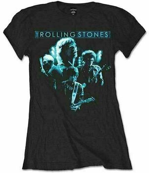 Skjorte The Rolling Stones Skjorte Band Glow Hunkøn Black M - 1