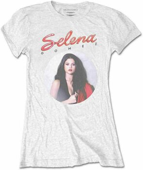 T-Shirt Selena Gomez T-Shirt 80's White L - 1