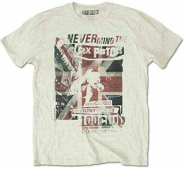T-Shirt Sex Pistols T-Shirt 100 Club Natural L - 1