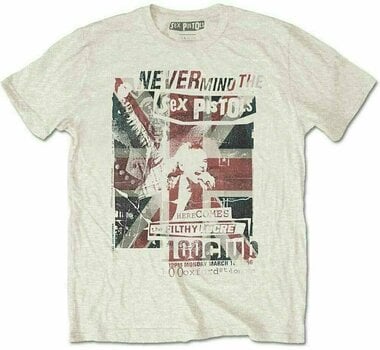 T-Shirt Sex Pistols T-Shirt 100 Club Natural S - 1