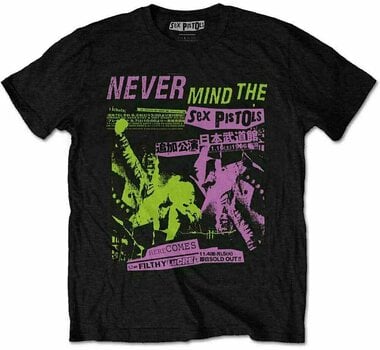 T-Shirt Sex Pistols T-Shirt Japanese Poster Black M - 1