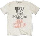 Sex Pistols Bollocks Distressed Natural L T-särk