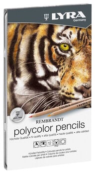 Crayon de couleur Lyra Rembrandt Polycolor Metal Box Coffret crayons de couleur Mélange 12 pcs - 1