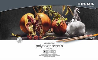 Lápiz de color Lyra Rembrandt Polycolor Metal Box Estuche de lápices de colores Mezcla 72 pcs