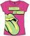 T-Shirt The Rolling Stones T-Shirt Green Tongue Hot Pink S