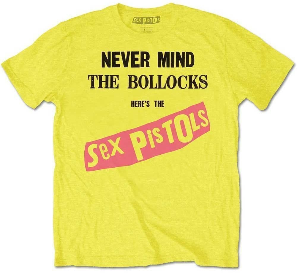 Shirt Sex Pistols Shirt NMTB Original Album Unisex Yellow XL
