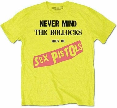 Shirt Sex Pistols Shirt NMTB Original Album Unisex Yellow XL - 1