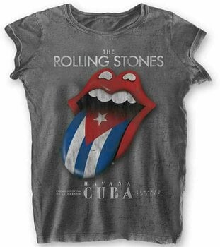 T-Shirt The Rolling Stones Fashion Tee Havana Cuba (Burn Out) S - 1